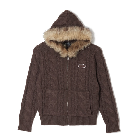 Fur Alan Knit Hoodie