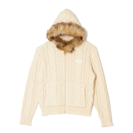 Fur Alan Knit Hoodie