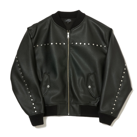 Studded Bomber Jacket