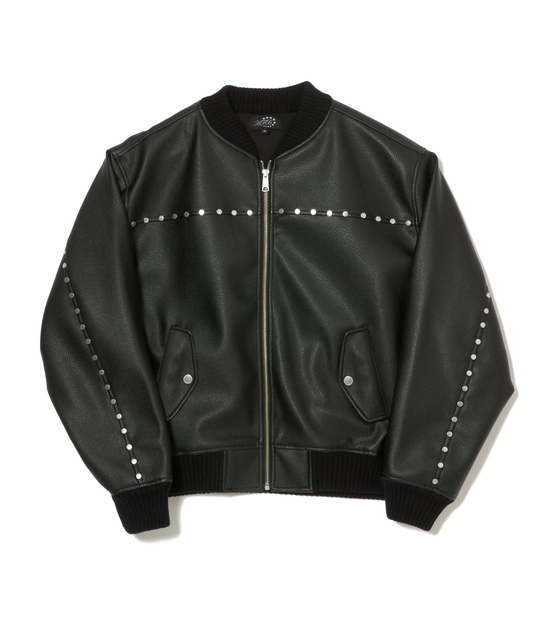 Studded Bomber Jacket
